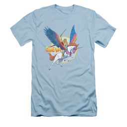 She-Ra Shirt Slim Fit And Swiftwind Light Blue Tee T-Shirt