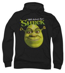 Shrek Hoodie Sweatshirt Authentic Ogre Black Adult Hoody Sweat Shirt
