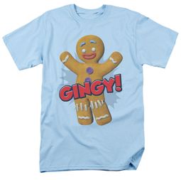 Shrek Shirt Gingy Adult Light Blue Tee T-Shirt
