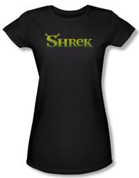 Shrek Shirt Juniors Logo Black Tee T-Shirt Shrek Shirt Juniors Logo Black Tee T-Shirt