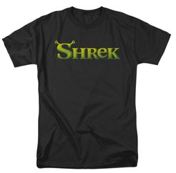 Shrek Shirt Logo Adult Black Tee T-Shirt Shrek Shirt Logo Adult Black Tee T-Shirt