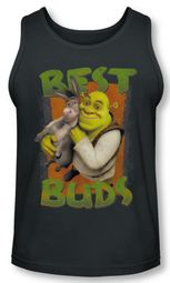 Shrek Tank Top Best Buds Charcoal Tanktop Shrek Tank Top Best Buds Charcoal Tanktop