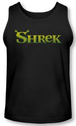 Shrek Tank Top Logo Black Tanktop Shrek Tank Top Logo Black Tanktop