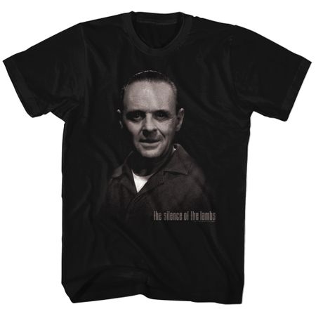 Silence Of The Lambs Shirt Hannibal Lecter Black T-Shirt