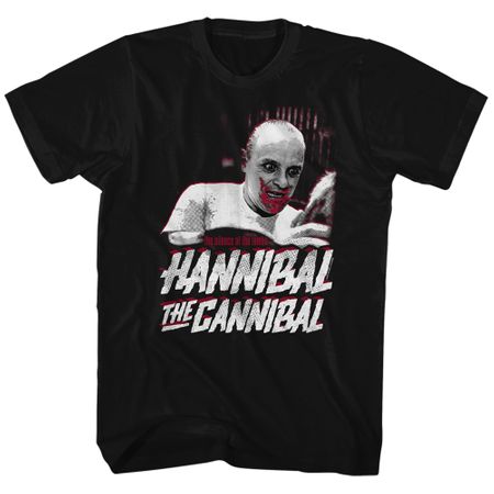 Silence Of The Lambs Shirt Hannibal The Cannibal Black T-Shirt