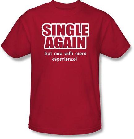 Single Shirt - More Experience Funny Adult Red Tee