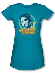 Sixteen Candles Juniors T-shirt Movie Hot Stuff Turquoise Tee Shirt