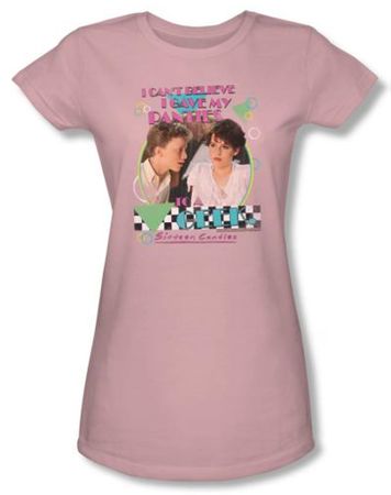 Sixteen Candles Juniors T-shirt Movie Panties Pink Tee Shirt