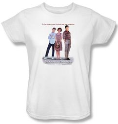 Sixteen Candles Ladies T-shirt Movie Poster White Tee Shirt