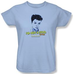 Sixteen Candles Ladies T-shirt Movie Stud Light Blue Tee Shirt
