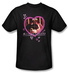 Sixteen Candles T-shirt Movie Candles Adult Black Tee Shirt