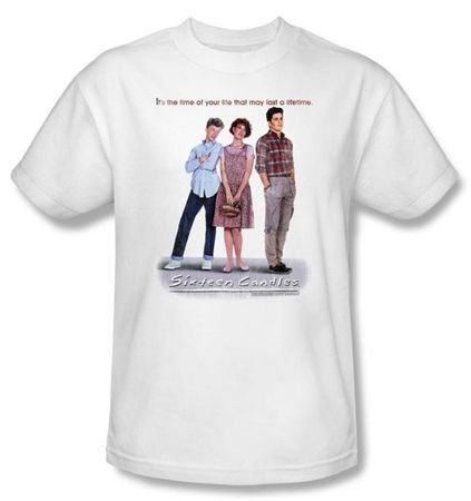Sixteen Candles T-shirt Movie Poster Adult White Tee Shirt
