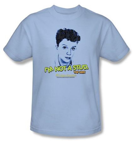 Sixteen Candles T-shirt Movie Stud Adult Light Blue Tee Shirt