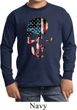 Skull Americana Kids Long Sleeve Shirt