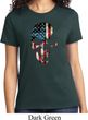 Skull Americana Ladies Shirt