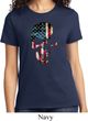 Skull Americana Ladies Shirt