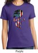 Skull Americana Ladies Shirt