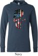 Skull Americana Lightweight Hoodie Tee