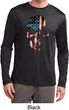 Skull Americana Mens Moisture Wicking Long Sleeve Shirt
