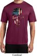 Skull Americana Mens Moisture Wicking Shirt