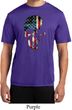 Skull Americana Mens Moisture Wicking Shirt