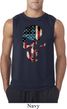 Skull Americana Mens Sleeveless Shirt