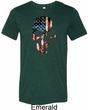 Skull Americana Mens Tri Blend Crewneck Shirt