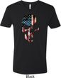 Skull Americana Mens V-Neck Shirt