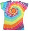 Sleeping Sun Juniors Yoga Shirt - Tye Dye Pastel Colors