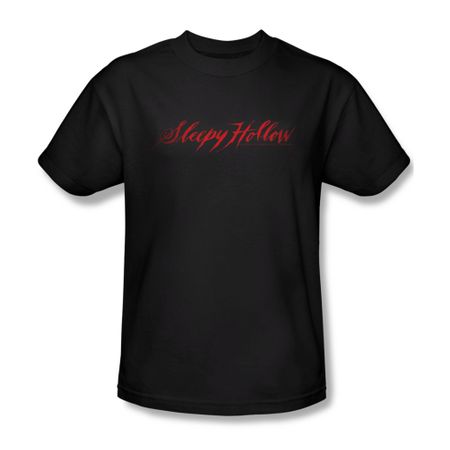 Sleepy Hollow Shirt Logo Adult Black Tee T-Shirt