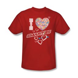 Smarties Shirt I Heart Smarties Red T-Shirt Smarties Shirt I Heart Smarties Red T-Shirt
