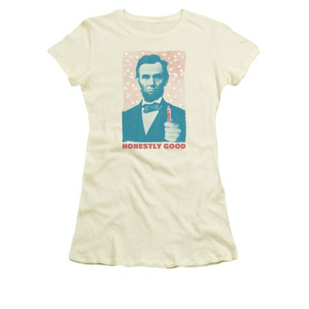 Smarties Shirt Juniors Honestly Good Cream T-Shirt