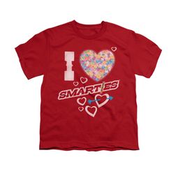 Smarties Shirt Kids I Heart Smarties Red T-Shirt Smarties Shirt Kids I Heart Smarties Red T-Shirt