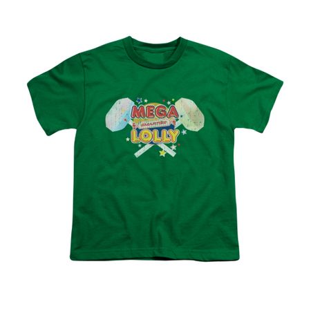 Smarties Shirt Kids Mega Lolly Kelly Green T-Shirt