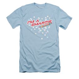 Smarties Shirt Slim Fit I'm A Smartie Light Blue T-Shirt