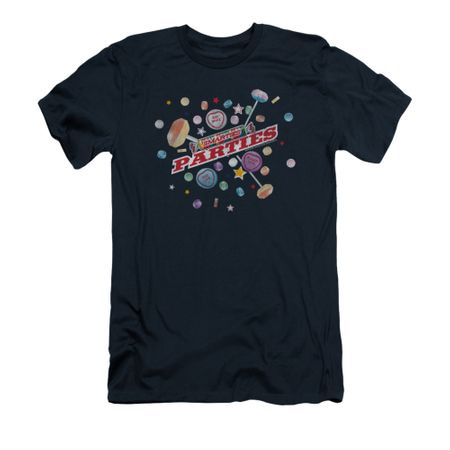 Smarties Shirt Slim Fit Parties Navy T-Shirt