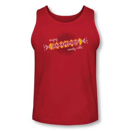 Smarties Shirt Tank Top Enjoy Red Tanktop