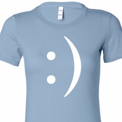 Smiley Chat Face Ladies Funny Shirts