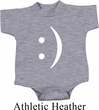 Smiley Chat Face Small Print Baby Onesie