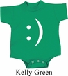 Smiley Chat Face Small Print Baby Onesie