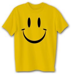 Smiley Face Shirt - Yellow Adult T-shirt Smiley Face Shirt - Yellow Adult T-shirt