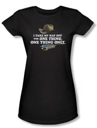 Smokey And The Bandit Juniors T-shirt Movie Hat Black Tee Shirt