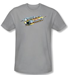 Smokey And The Bandit T-shirt Logo Adult Silver Slim Fit Tee Shirt