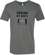 Social Distance Dance Adult V-Neck T-Shirt