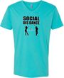 Social Distance Dance Adult V-Neck T-Shirt