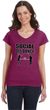 Social Distance Dance Ladies Fit V-Neck T-Shirt