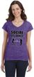 Social Distance Dance Ladies Fit V-Neck T-Shirt