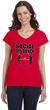 Social Distance Dance Ladies Fit V-Neck T-Shirt