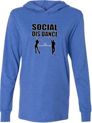 Social Distance Dance Lightweight Hoodie T-Shirt