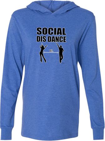 Social Distance Dance Lightweight Hoodie T-Shirt